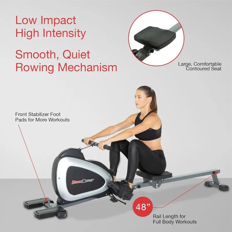 Fitness Reality Magnetic Rowing Machine